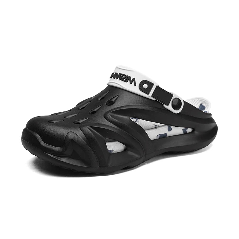 Hot Deal Men's Flip-Flops Novelties Shoes 2024 Elastic Laces Sleepers Whitte Soft Home Slippers Skid-Proof Tennis Fashion Thick