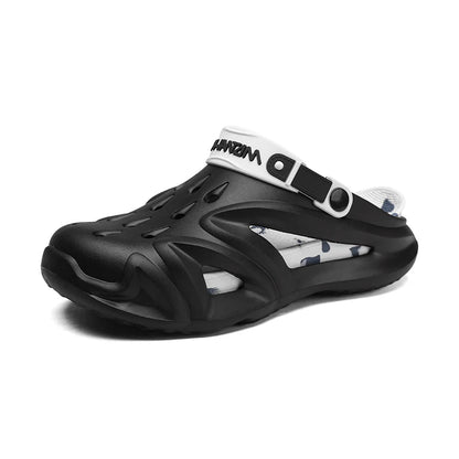 Hot Deal Men's Flip-Flops Novelties Shoes 2024 Elastic Laces Sleepers Whitte Soft Home Slippers Skid-Proof Tennis Fashion Thick