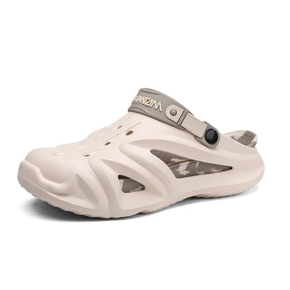 Hot Deal Men's Flip-Flops Novelties Shoes 2024 Elastic Laces Sleepers Whitte Soft Home Slippers Skid-Proof Tennis Fashion Thick